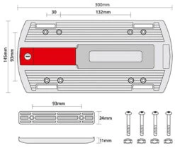 Adaptateur Pour Porte-bagages KLICKfix -Vélos Soldes Boutique Rixen Kaul KLICKfix GepA cktrA geradapter 0208 d