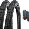 Schwalbe Marathon Plus 40-622 + Chambre à Air SV19 Set 2 Schwalbe Marathon Plus 40-622 + Chambre à Air SV19 Set -Vélos Soldes Boutique Schwalbe Marathon Plus 40 622 Schlauch SV19 Set 20126270